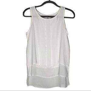 HD In Paris white sheath blouse size 2